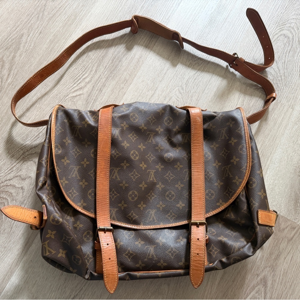 Louis Vuitton Brown Monogram Messenger Bag